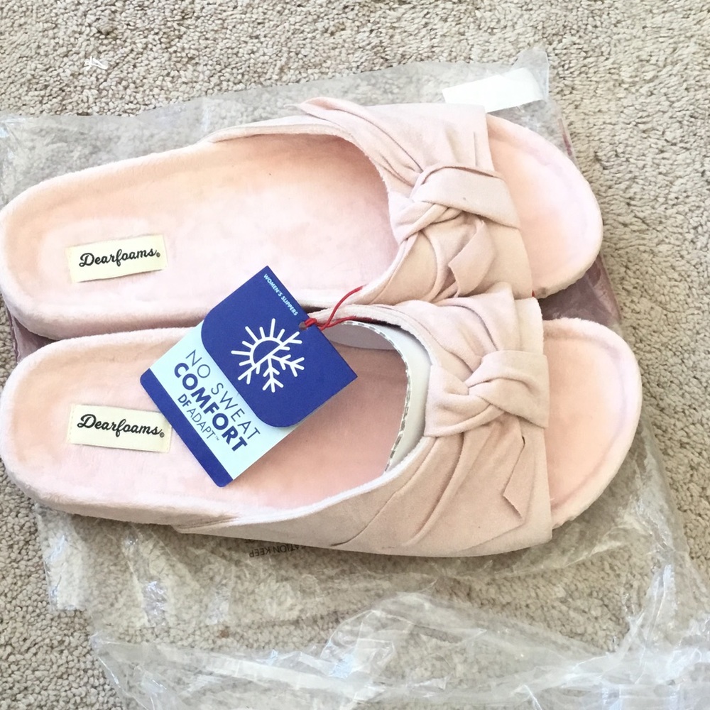 Dearfoams No Sweat Comfort DF Adapt Ladies Slippers NWT